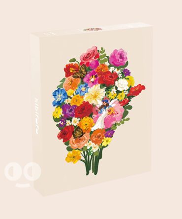 Kibifufu – Pink Flower – 520 Piece Jigsaw Puzzle