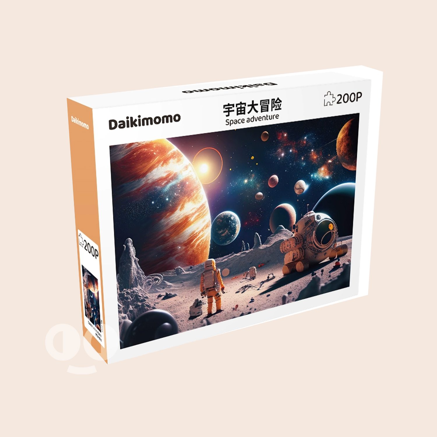 Daikimomo – Space Adventure – 200 Piece Kids Jigsaw Puzzle