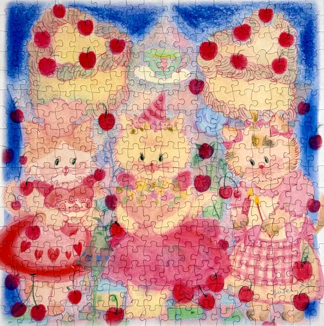 Puffinkids – Pink Ladies – 300 Piece Jigsaw Puzzle - Image 2