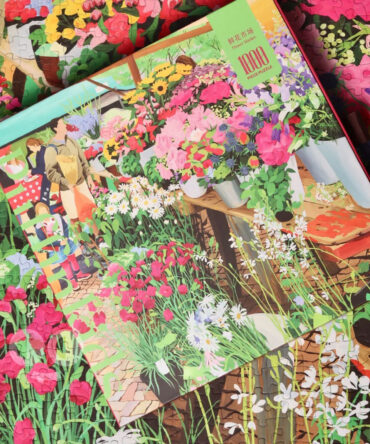 Puffinkids – Flower Market – 1000 Piece Jigsaw Puzzle