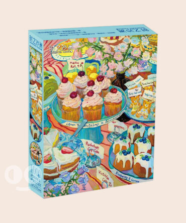 Sandbars – Bluebell Flowers & Little Cakes – 1000 Piece Jigsaw Puzzle