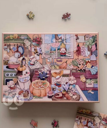 Orange – Pumpkin Soup for the Mouse – 1000 Piece Jigsaw Puzzle