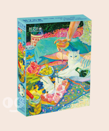 Sandbars – The Cat who come to Picnic – 1000 Piece Jigsaw Puzzle